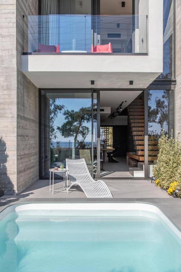 Ikies 3 Modern Eco-Friendly Private Seaview Signature Villas With A Pool Vólosz Kültér fotó