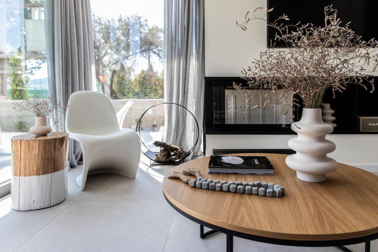 Ikies 3 Modern Eco-Friendly Private Seaview Signature Villas With A Pool Vólosz Kültér fotó