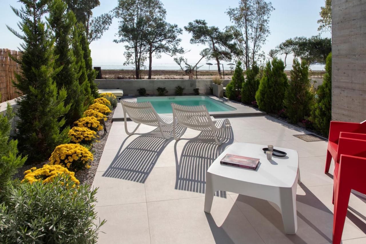 Ikies 3 Modern Eco-Friendly Private Seaview Signature Villas With A Pool Vólosz Kültér fotó